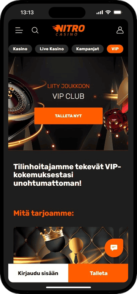 Nitro Casino Download Mobiele App